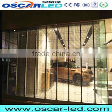 Soft Transparent Led Glass XW5 Led Display Video Screen Commercial Wall Led Board Curtain Led Indoor /outdoor Display photo-6