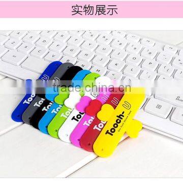 New Gadgets Amazing Colorful One Touch Silicone Mobile Phone Stand Holder photo-5