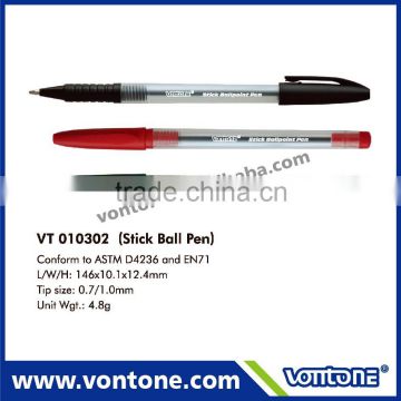 NON-MOQ promotional ball point pen with cap