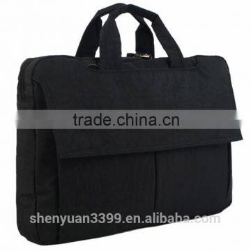 Custom waterproof 15.6 inch fashion laptop computer bags with multi-compartments