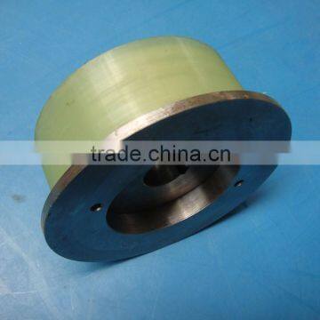 Manufacture Custom Made 65-90A Polyurethane Coater pu Cable Pulling Rollers photo-3