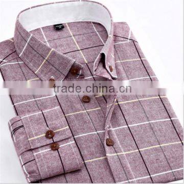 oem high quality long sleeve double collar fancy shirts for men