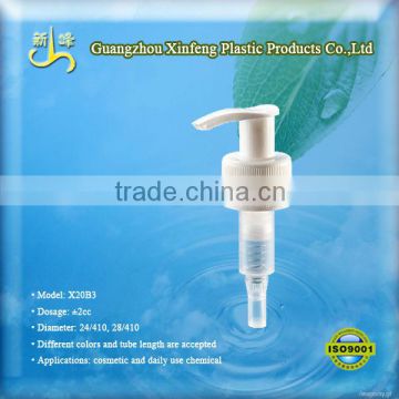 24/410 left-right locking plastic hand lotion pumps