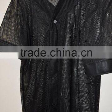 Custom Embroidery OEM Professional Embroidery Baseball Jersey, All in Your Need Causal Mesh Baseball Jersey, photo-6