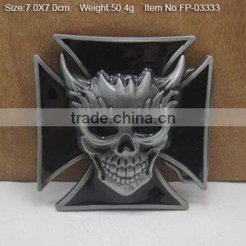 Fashion Hot Sale Custom Metal Zinc Alloy Plate Belt Buckle Belt Buckle Manufacturer photo-2