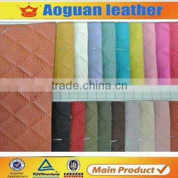 2015 fashion pvc leather leather material for lady bag made in china