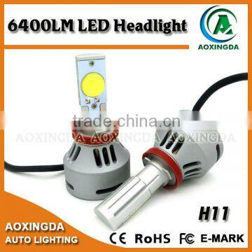 Brightest 6400 Lumen H8 H11 Car Led Headlamp