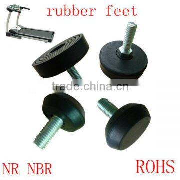 heat resistant anti-skidding /rubber feet/rubber pad for running machine Chair Tips