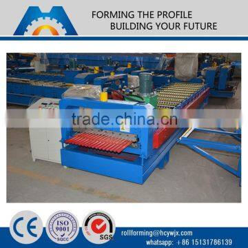 china supplier automatic corrugated steel profile roof cold roll forming machine