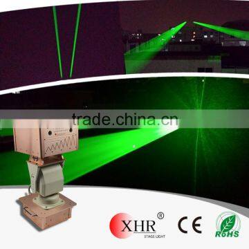 XHR 2w 4w Single Green Two Fat Beams Laser Landmark for Outdoor Advertising Projector