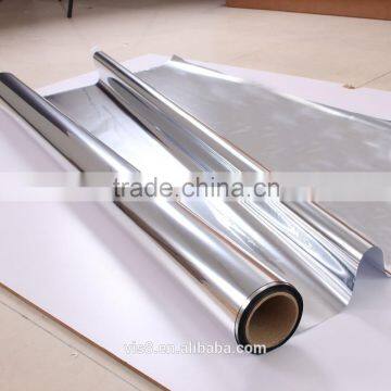 Silver Reflective Metalized Mirror Tinting Window Solar control Film,building film