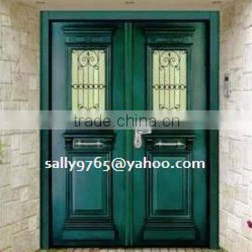 Hand Paint GreenColor Israel Security Door