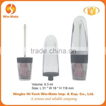 oblate 2015 fashionable transparent 9ml magic lip gloss tube