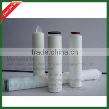 China 100% pure Polypropylene 40 inch 5 micron pp yarn filter cartridge with filter end cap