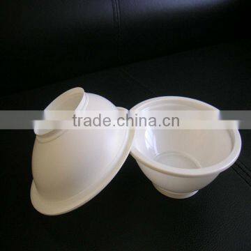 round plastic bowl , beer pong cup