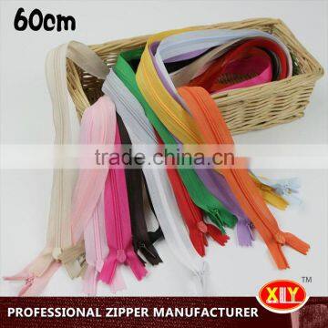 2015 hot sale reversible open end invisible zipper , dresses zipper