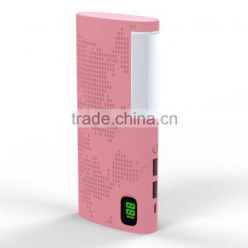 Long Lasting 2A Output Portable Power Bank 10400mah