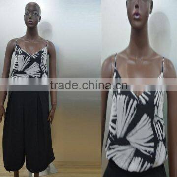 Wholesale Floral Printed Sleeveless Fashion Blouses for Elegant Ladies