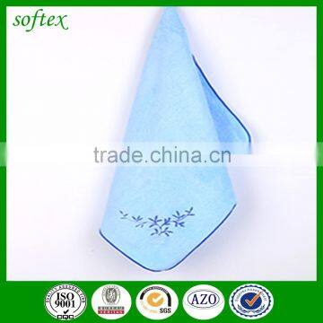 100% Polyester Embroidery Kitchen Towel Microfiber Hand Towel Plain Dish Cloth photo-4