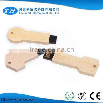 Keychain Wooden Usb Flash Drive, USB Flash Drive Key, Key Pendriver photo-6