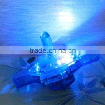 Plastic super peg-top toy, multi color led light