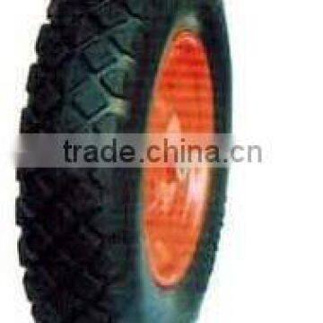 PU-1015 16"x4.00-8 SUPER quality cheaper price BLACK colour MADE IN CHINA PU wheels