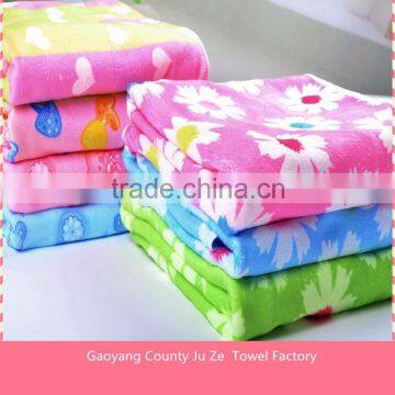 28*58" heat transfer printed beach towel baths