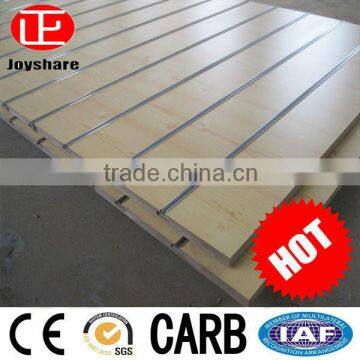 high quality mdf slatwall panel for supermarket