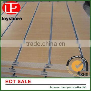 hot sale high quality melamine slatwall mdf for supermarket