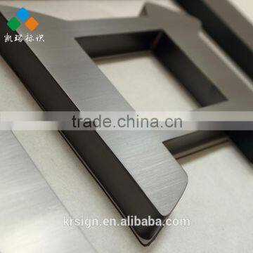 Stainless Steel Metal Signage Ued in Shopfront Door Number Commercial Advertising Logo photo-2