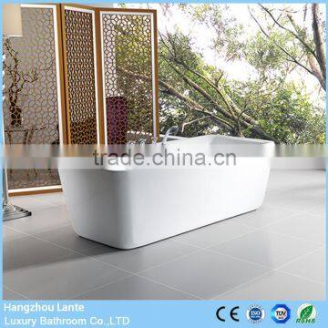 Acrylic freestanding bathing tub