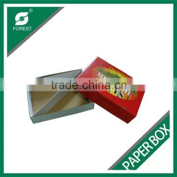 LOW PRICE CUSTOMIZED DECORATIVE PRINTING CORRUGATED PACKING PAPER BOX FRUIT PACKAGING BOX FOR DATES