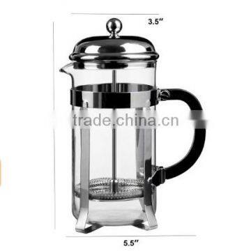 Hot Sell of 1L Stainless Steel and Glass Coffee French Press photo-6