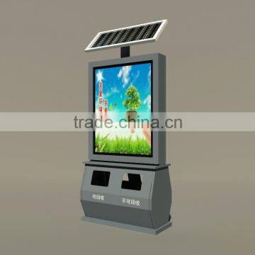 OEM Solar Power Advertising Lightbox+Insect Killer+Ash Bin+LED Display Screen,Solar Billboard Box photo-5