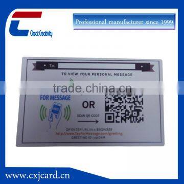 Low cost waterproof of nfc card topaz512 card special offer nfc pvc card nfc card topaz512