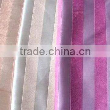 100% polyester 3cm stripe black out curtain fabric