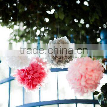 High Quality Cheap Handmade Paper Pom Poms For Pary Decoration