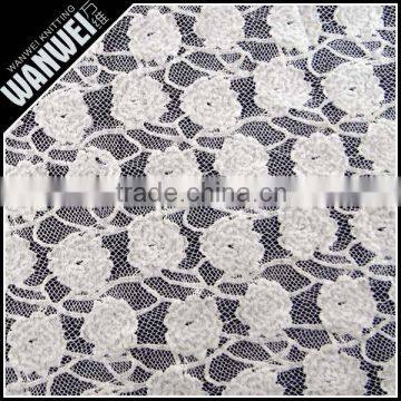 Home Textiles Garments Tulle Fashion Guipure Crocheted Brushed Stretched Storage Colorful Cotton Lace Fabric photo-6