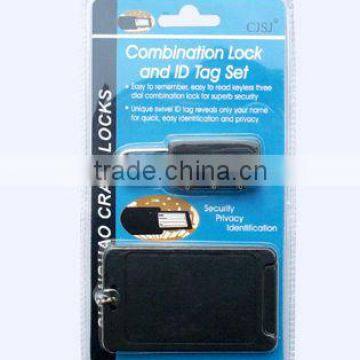 Travel product(Luggage tag and Combination padlock )