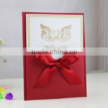 Manufacture making wedding decoration ribbon bows for invitation card