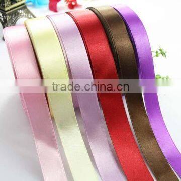 Hot Sale Single Face Polyester Satin Ribbon photo-2