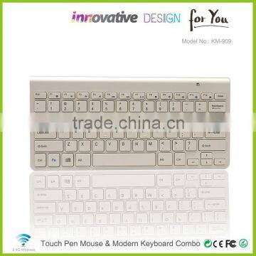 2.4G wireless keyboard and mouse,combo sets,slim design,different color for choose