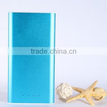 Hot sale Metal 10000mah PORTABLE POWER BANK ce rosh fcc, mobile power supply