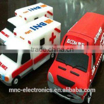 USB 2.0 Interface Type and No Encryption custom pvc ambulance shaped real 8GB capacity usb disk flash drive memory sticks                        
                                                                                Supplier's Choice