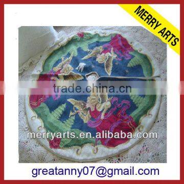 Alibaba china factory new handmade christmas tree skirt cheap new christmas embroidery tree skirt made in china