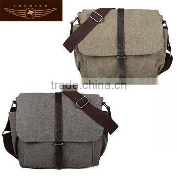 women canvas messenger bag