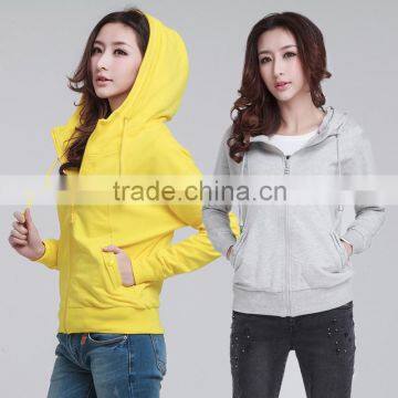 Women's Full Zip Light Weight Hoodie Girls Sports Jackets OEM Type Clothing Manufacturer Factory Custom Guangzhou