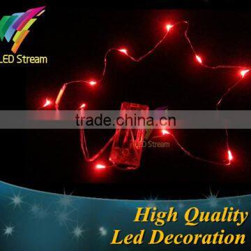 1M 10Leds RED mini string lights