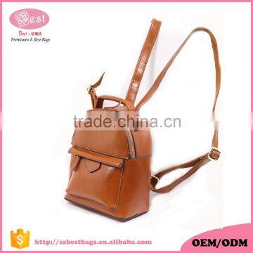 2016 Luxury Leather Backpacks Oil Wax Genuine Leather Travel Backpack photo-4