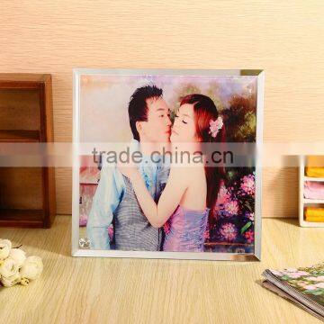 Wholesale glass photo frame for heat press printing